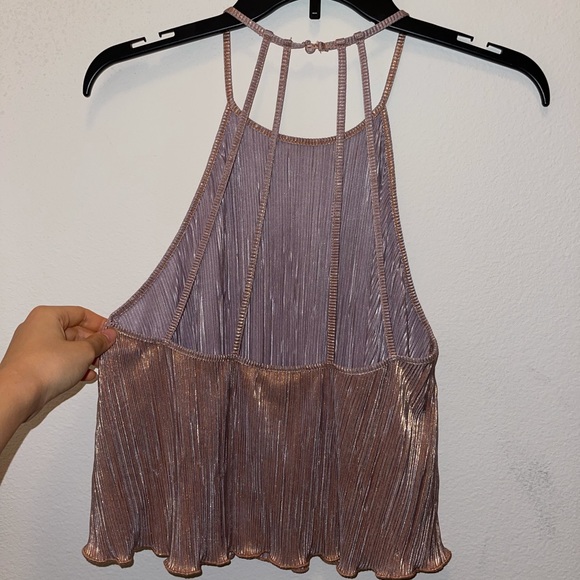 Strappy & Shiny Pink Night Out Tank - Picture 4 of 5